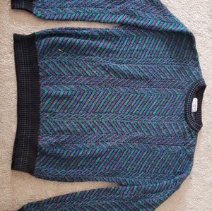 80s vintage multicolor Tricots St. Raphael sweater